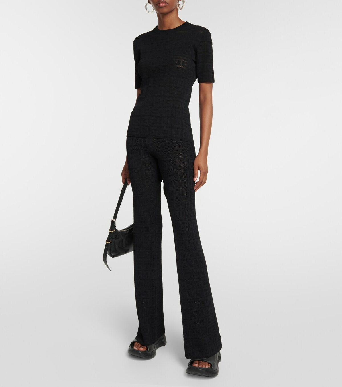 Givenchy 4G jacquard flared pants