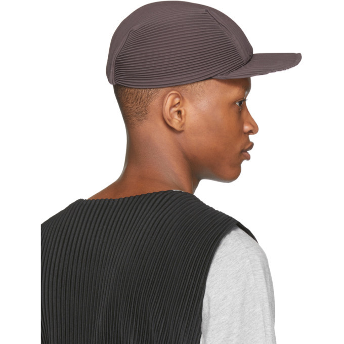 Homme Plisse Issey Miyake Grey Pleats Cap Homme Plisse Issey Miyake
