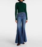Chloé Miles embellished leather loafers