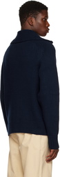 Jacquemus Navy 'Le Papier 'Le Cardigan Meunier' Sweater