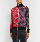 Palm Angels - Slim-Fit Webbing-Trimmed Printed Tech-Jersey Track Jacket - Multi