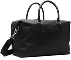 Polo Ralph Lauren Black Smooth Leather Duffle Bag