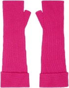 Versace Pink Safety Pin Gloves