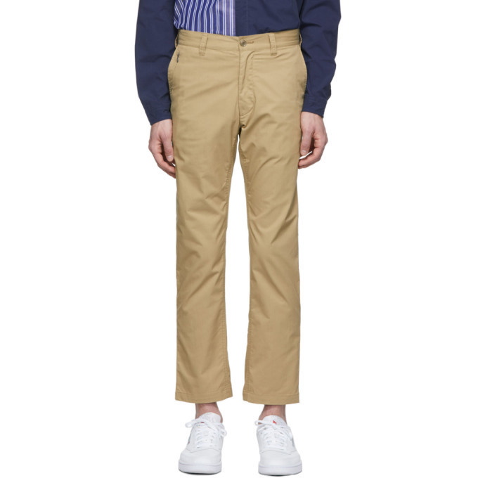 Nanamica Beige Club Trousers Nanamica