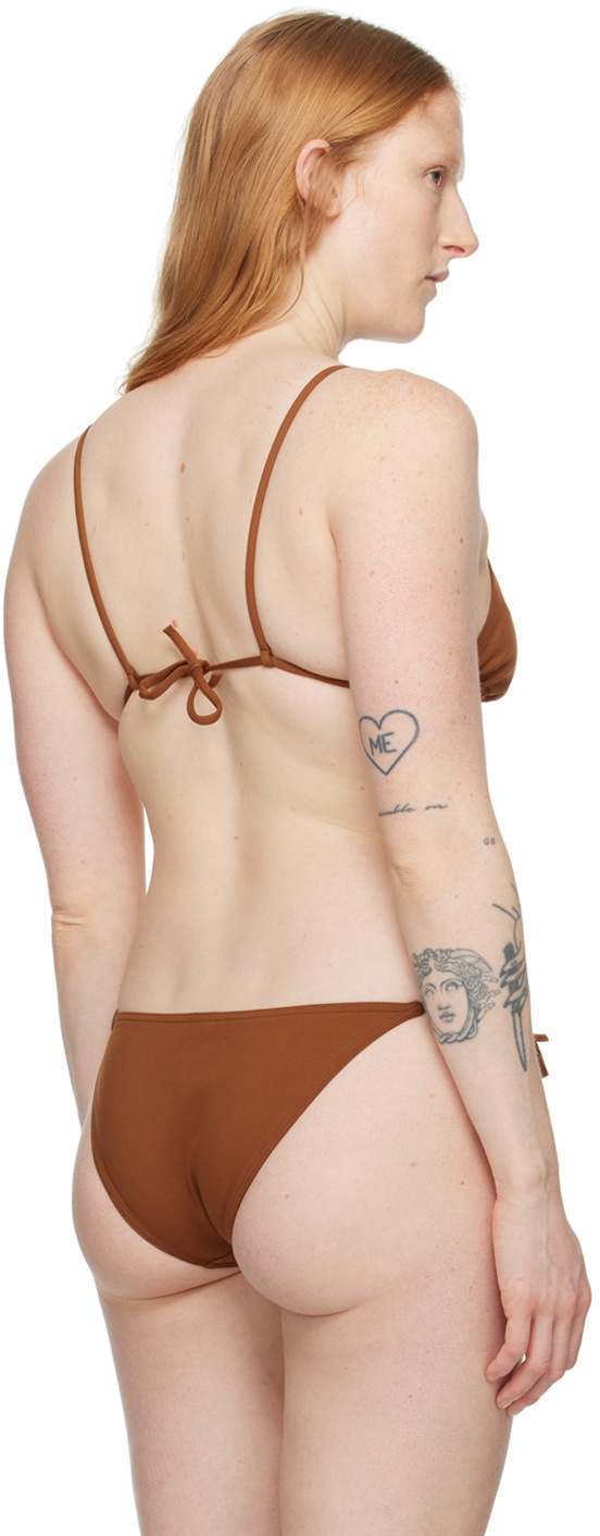 ERES Brown Mouna Bikini Top