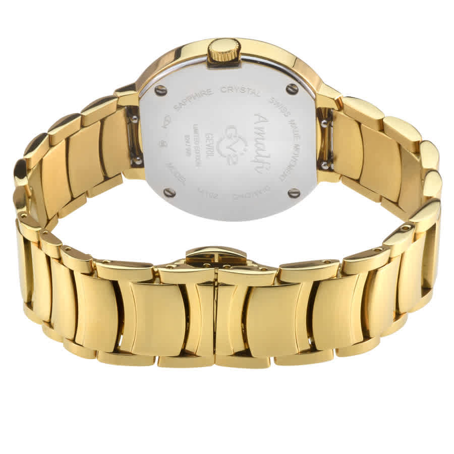 GV2 by Gevril Amalfi Quartz Diamond Ladies Watch 14102B
