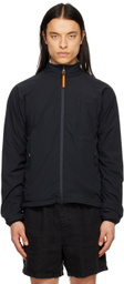 ASPESI Navy Zip-Up Jacket