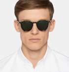 Moscot - Jared Round-Frame Acetate Optical Glasses with Clip-On UV Lenses - Men - Black