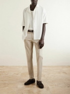 Eleventy - Slim-Fit Stretch Cotton-Twill Chinos - Neutrals