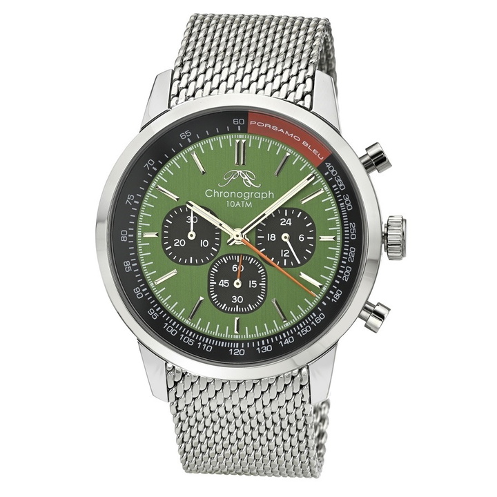 Photo: Porsamo Bleu Simon Green Dial Mens Watch 1322CSIS