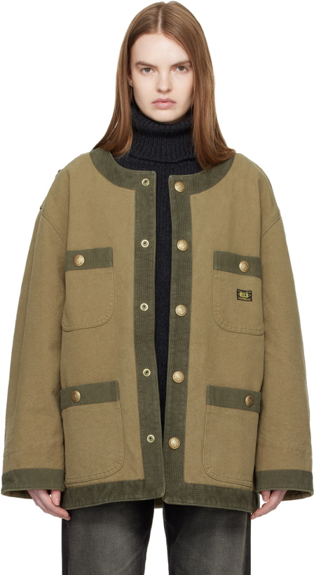 Photo: R13 Khaki Cord Trimmed Chore Jacket