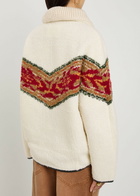 Isabel Marant étoile Marner Jacquard Bouclé Sweatshirt Ecru