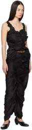 J.Kim Black Markiza Midi Skirt