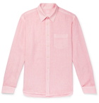 120% - Garment-Dyed Linen Shirt - Pink