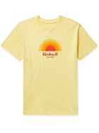 BIRDWELL - Vintage Sunrise Logo-Print Cotton-Jersey T-Shirt - Yellow
