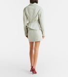 Vivienne Westwood Rita faded denim miniskirt