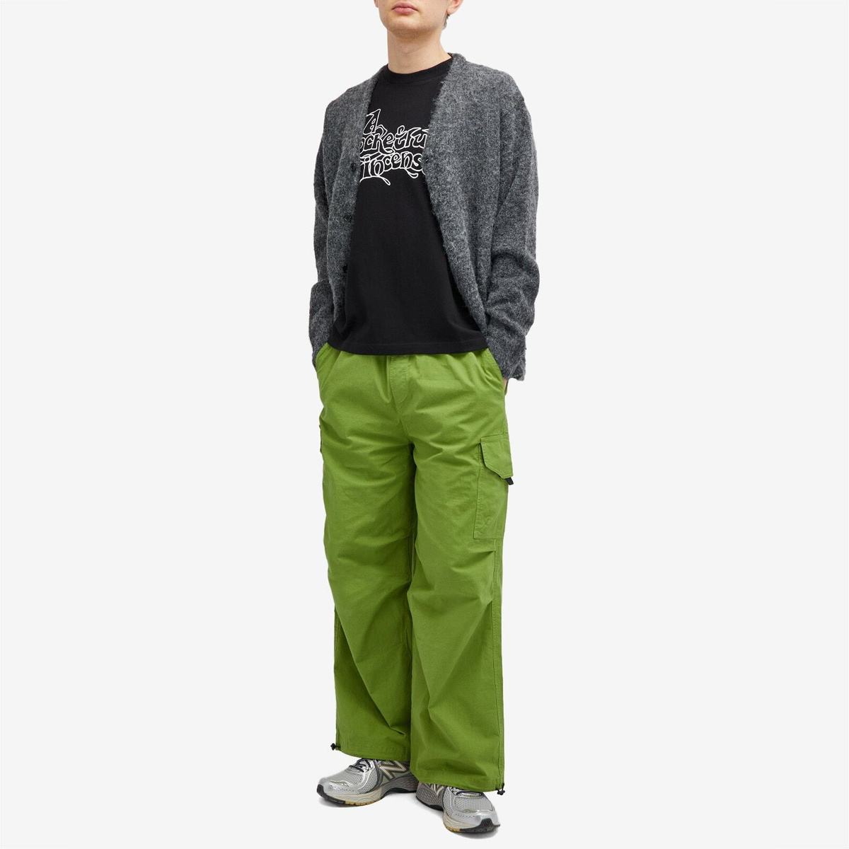Good Morning Tapes Men's Recycled Ripstop Cargo Pants in Leaf