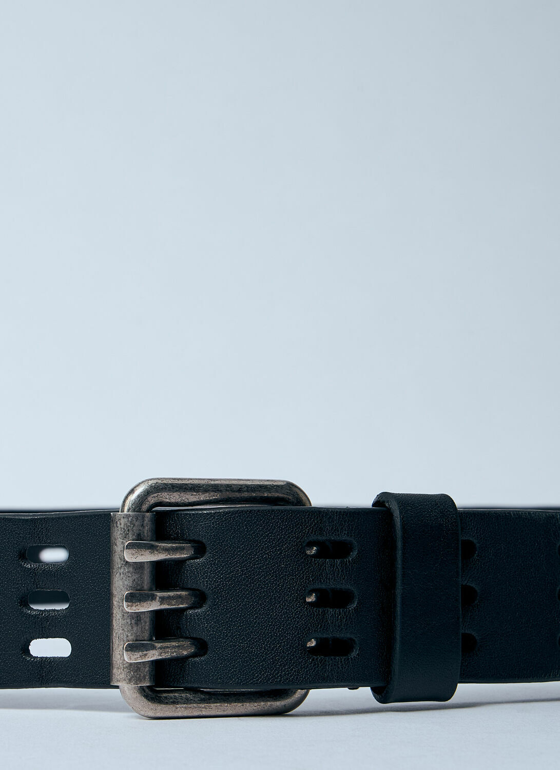 Saint Laurent Leather Motorcycle Belt Saint Laurent