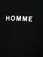 COMME DES GARÇONS HOMME Printed Logo Cotton Hoodie