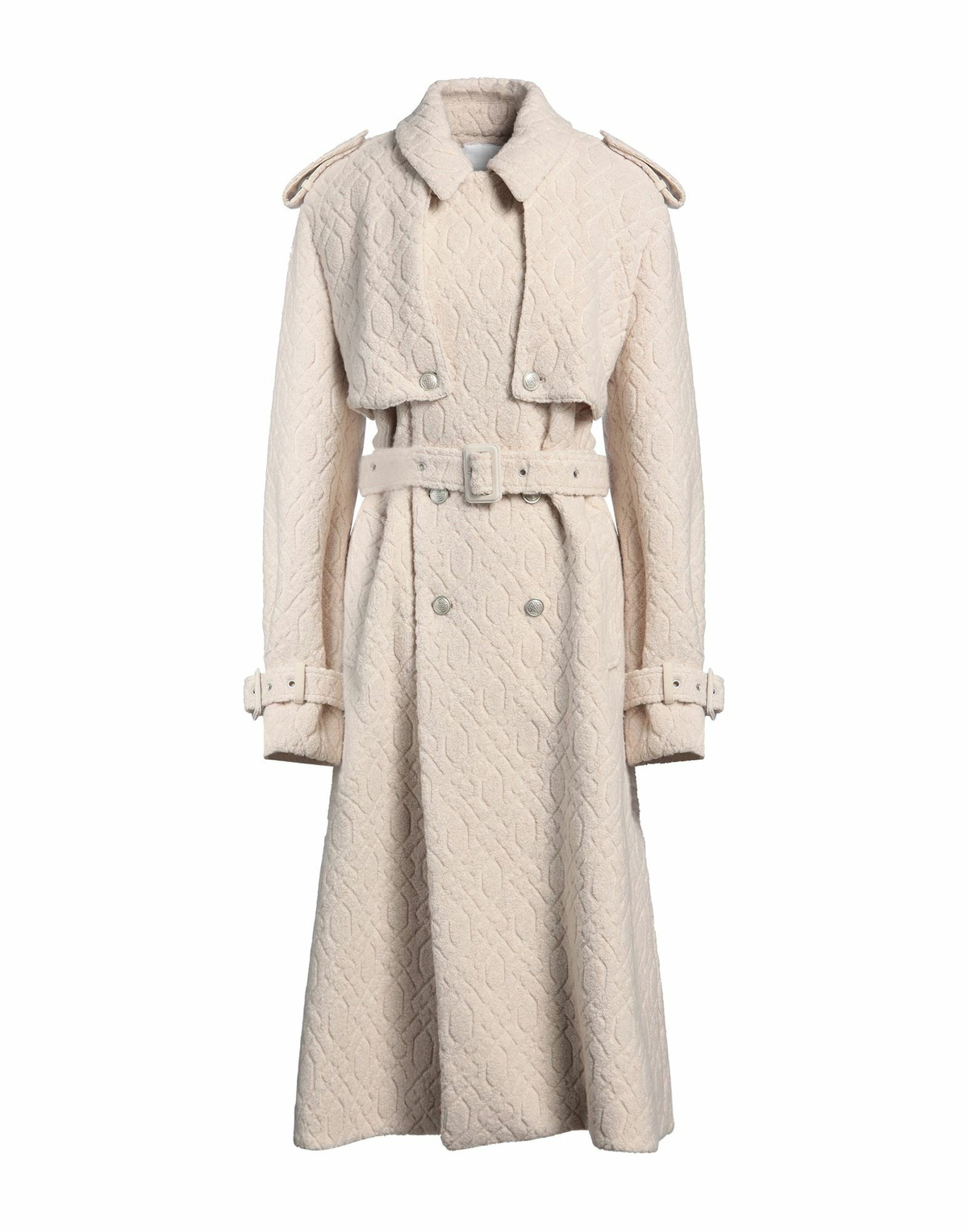 Koché Womens Coat Ivory