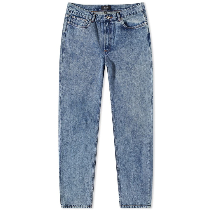 Photo: A.P.C. Men's Martin Loose Fit Jean in Bleached Out