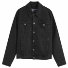 RASSVET Men's Lined Denim Jacket in Black