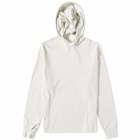 Maison Margiela Men's Embroidered Numbers Logo Hoody in Chalk