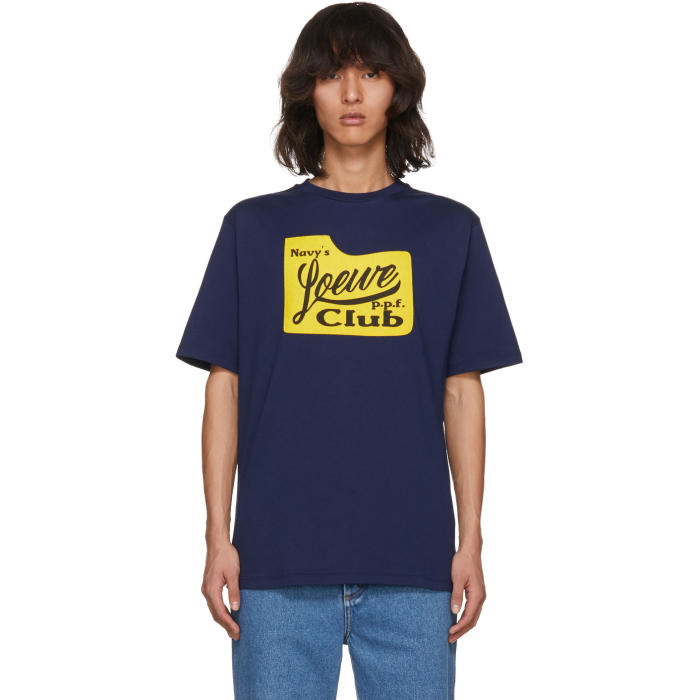 Loewe Navy club T-shirt (ロエベ Tシャツ)
