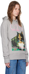 JW Anderson Gray 'Cat' Hoodie