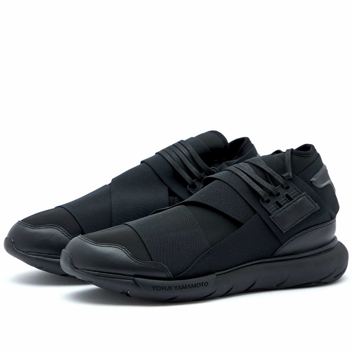 Y-3 Men's Qasa Sneakers in Black Y-3
