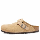Birkenstock Boston Clog - New Beige Embossed Dots