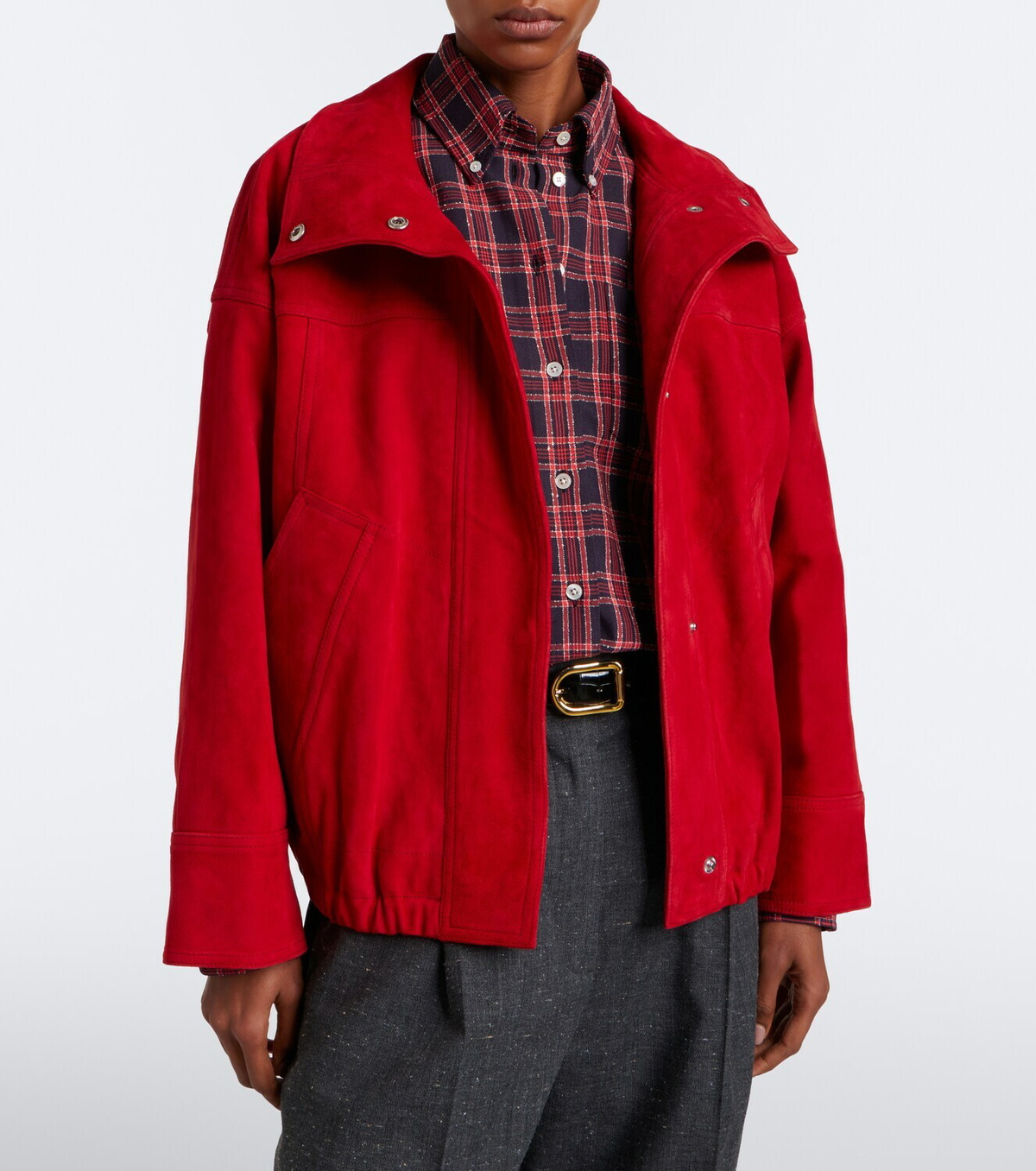 Róhe Oversized suede jacket