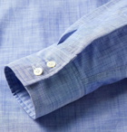 Richard James - Slim-Fit Cotton-Chambray Shirt - Blue