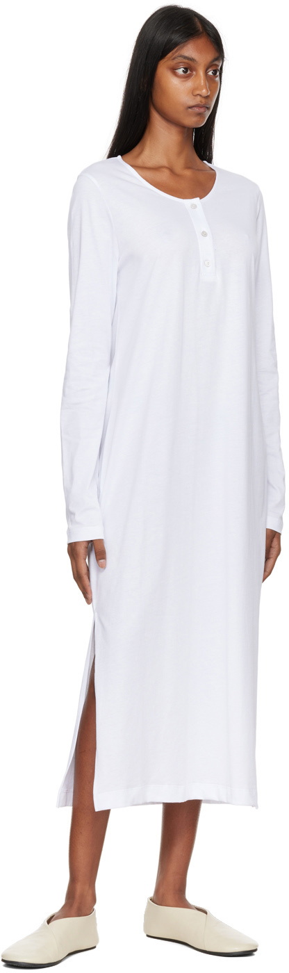 Studio Nicholson Off-White Hollis Midi Dress Studio Nicholson