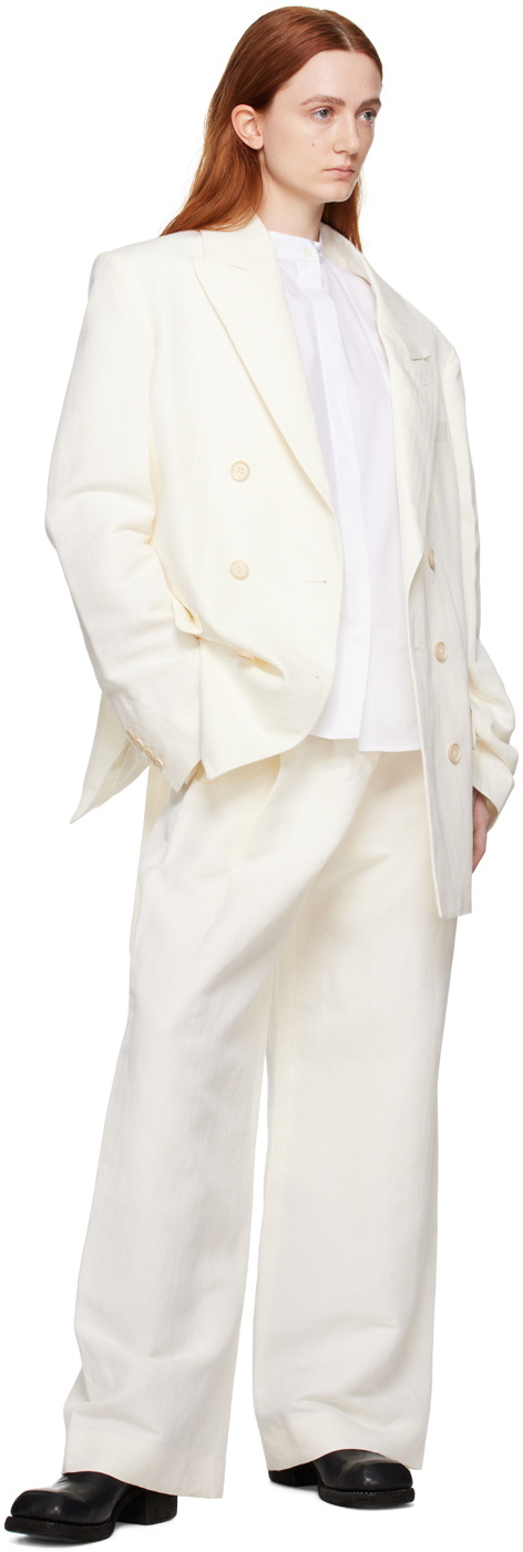 Tan off clearance white blazer