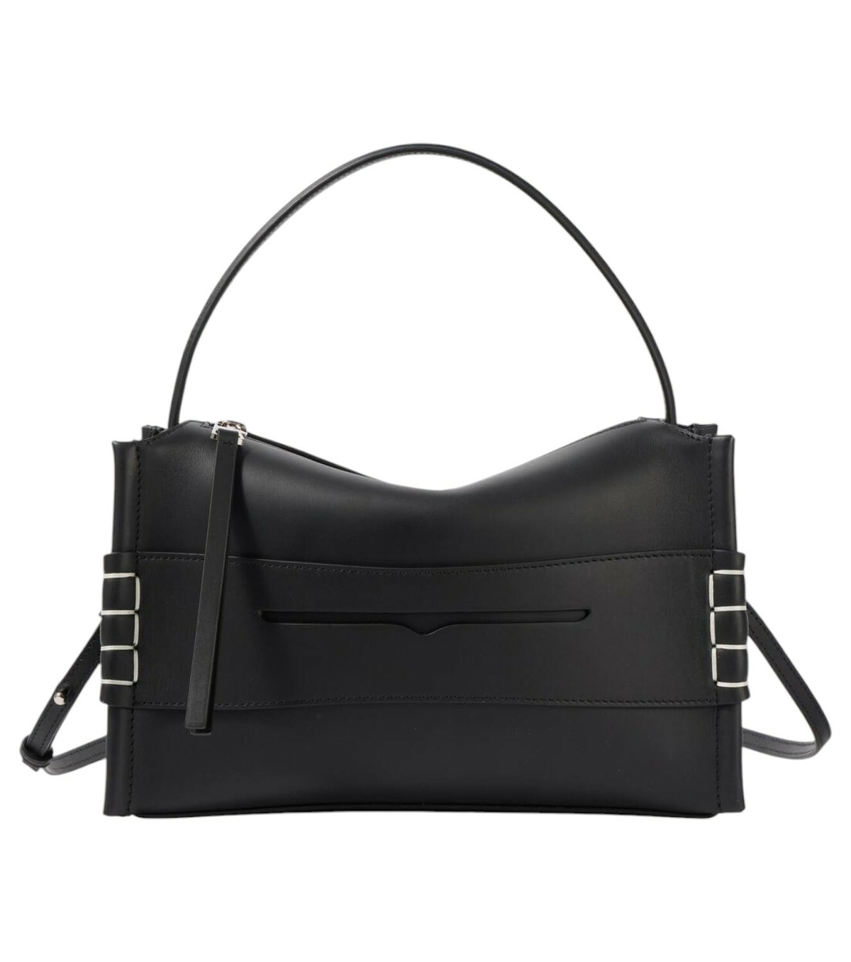 JW Anderson Black The 'JWA' Corner Crossbody Bag JW Anderson