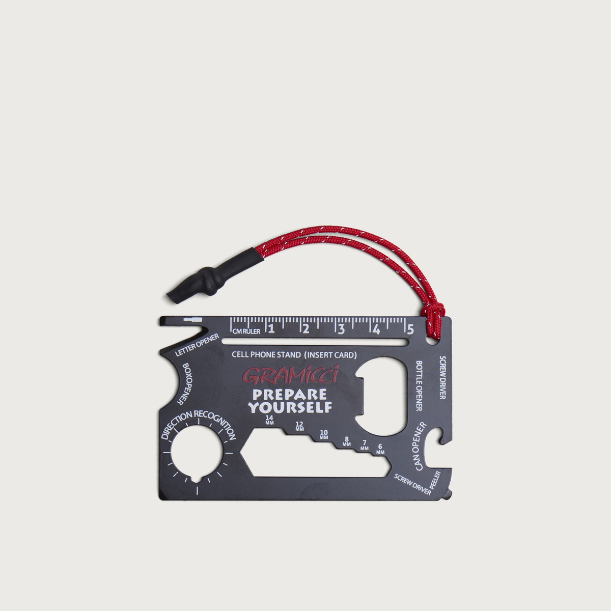 Gramicci Men's Multi-Tool Card in Black