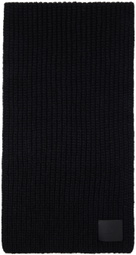 ANINE BING Black Hannah Scarf