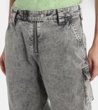 Acne Studios Mid-rise cotton canvas cargo pants