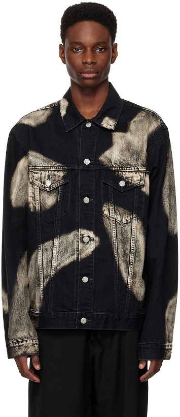Photo: Yohji Yamamoto Black Washed Denim Jacket