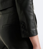 Dorothee Schumacher Cropped leather jacket