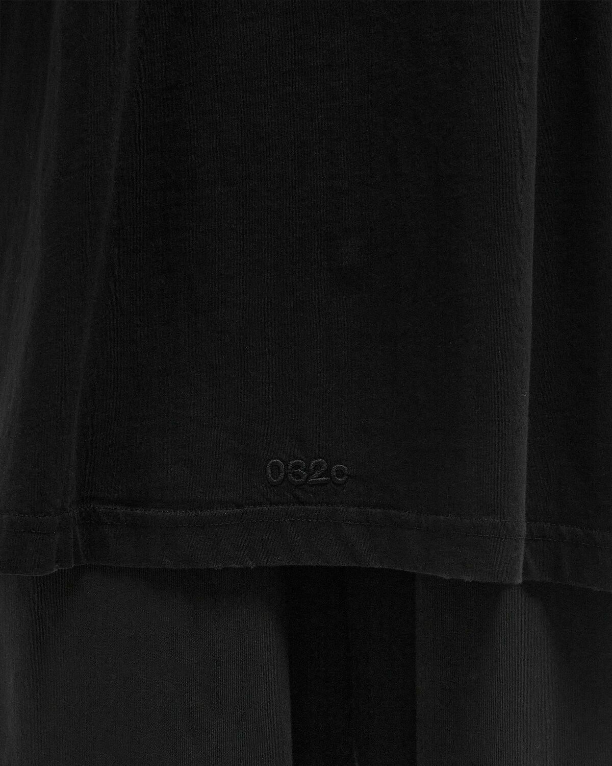 032c POINT ZERO OVERSIZED TEE Black Mens Shortsleefe