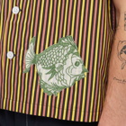 Bode Men's Fish Applique Vacation Shirt in Multi