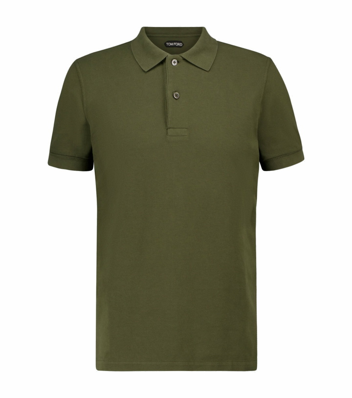 Photo: Tom Ford - Short-sleeved cotton polo shirt