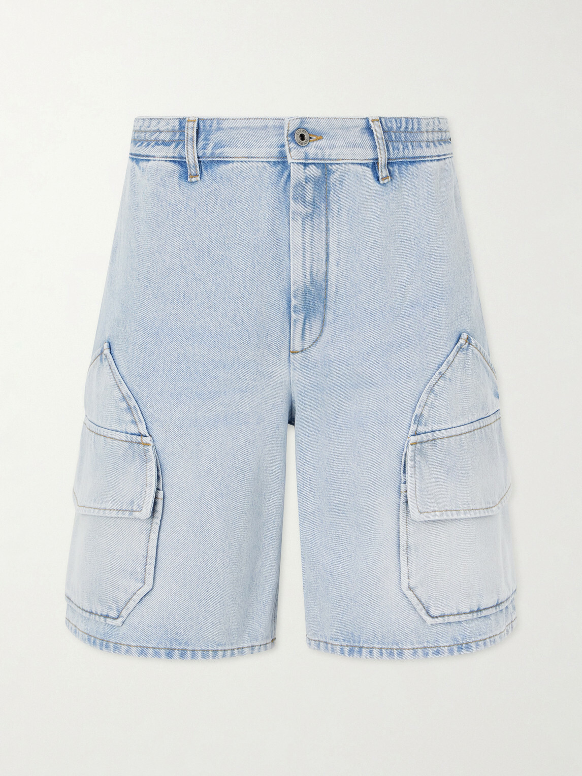LOEWE - Paula's Ibiza Straight-Leg Denim Cargo Shorts - Blue