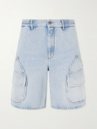 LOEWE - Paula's Ibiza Straight-Leg Denim Cargo Shorts - Blue