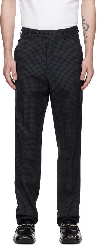 Photo: Martine Rose Navy Check Trousers