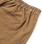 Folk - Linen And Cotton-Blend Drawstring Shorts - Tan