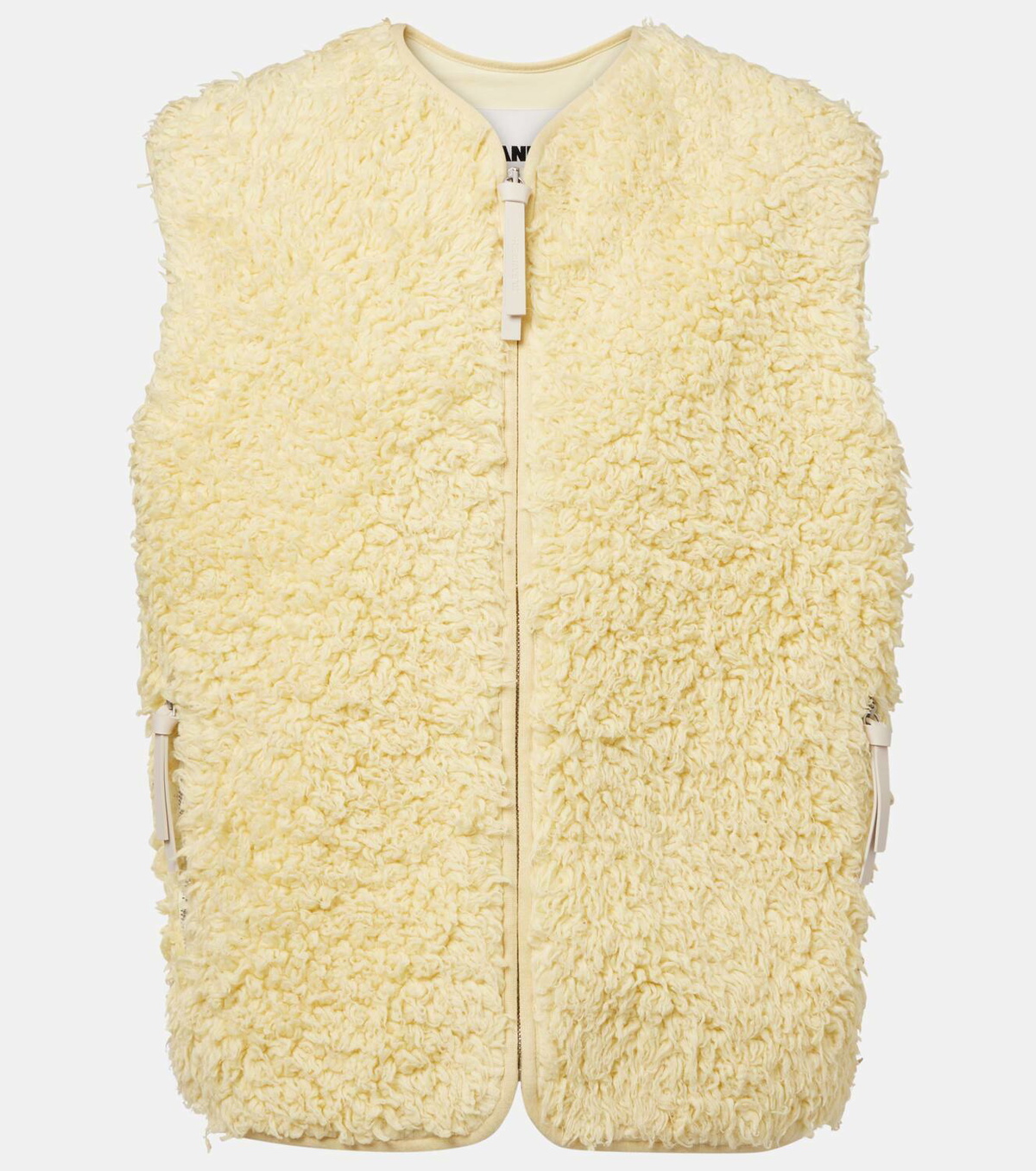 Jil Sander Faux fur vest