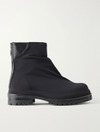 424 - Marathons Leather and Jersey Boots - Black